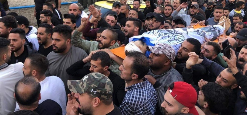 آلاف الفلسطينيين يشيعون جثامين شهداء نابلس