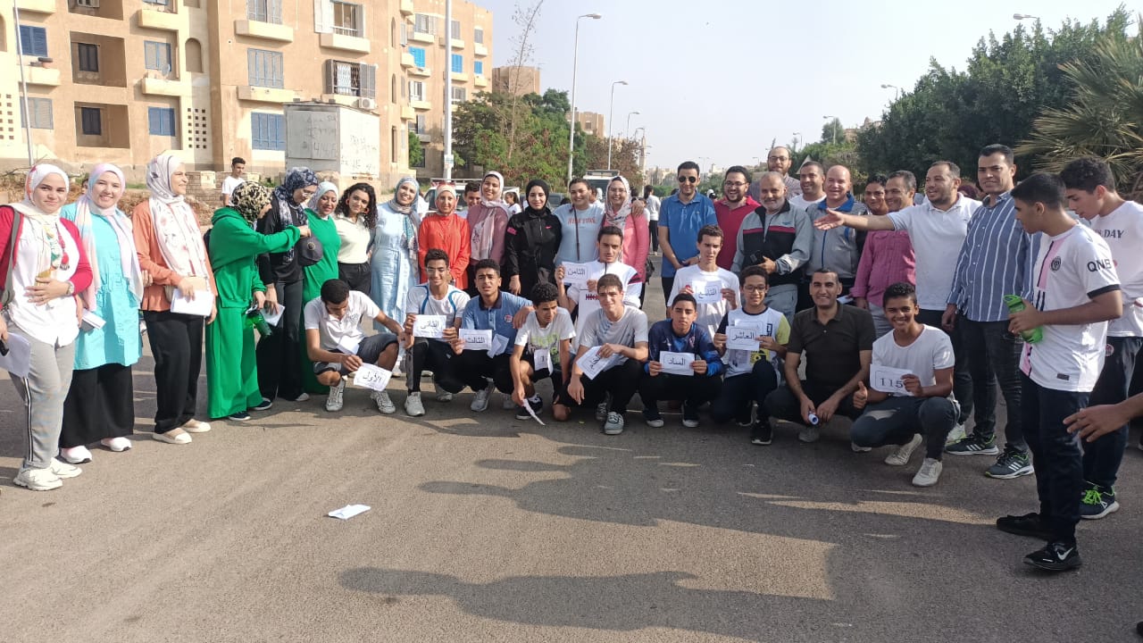 ماراثون رياضى لطلاب المدرسة المصرية الدولية بالشيخ زايد (5)