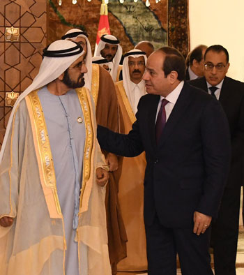 الرئيس السيسى و الشيخ محمد بن راشد آل مكتوم (6)