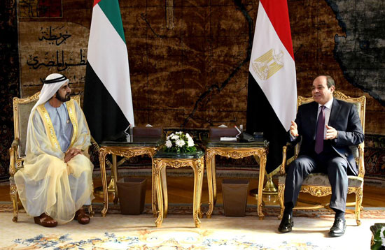 الرئيس السيسى و الشيخ محمد بن راشد آل مكتوم (3)