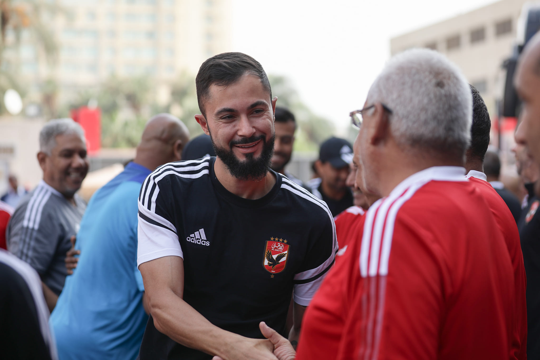فريق الاهلي يصل النادي بعد التتويج بالسوبر المصري (16)