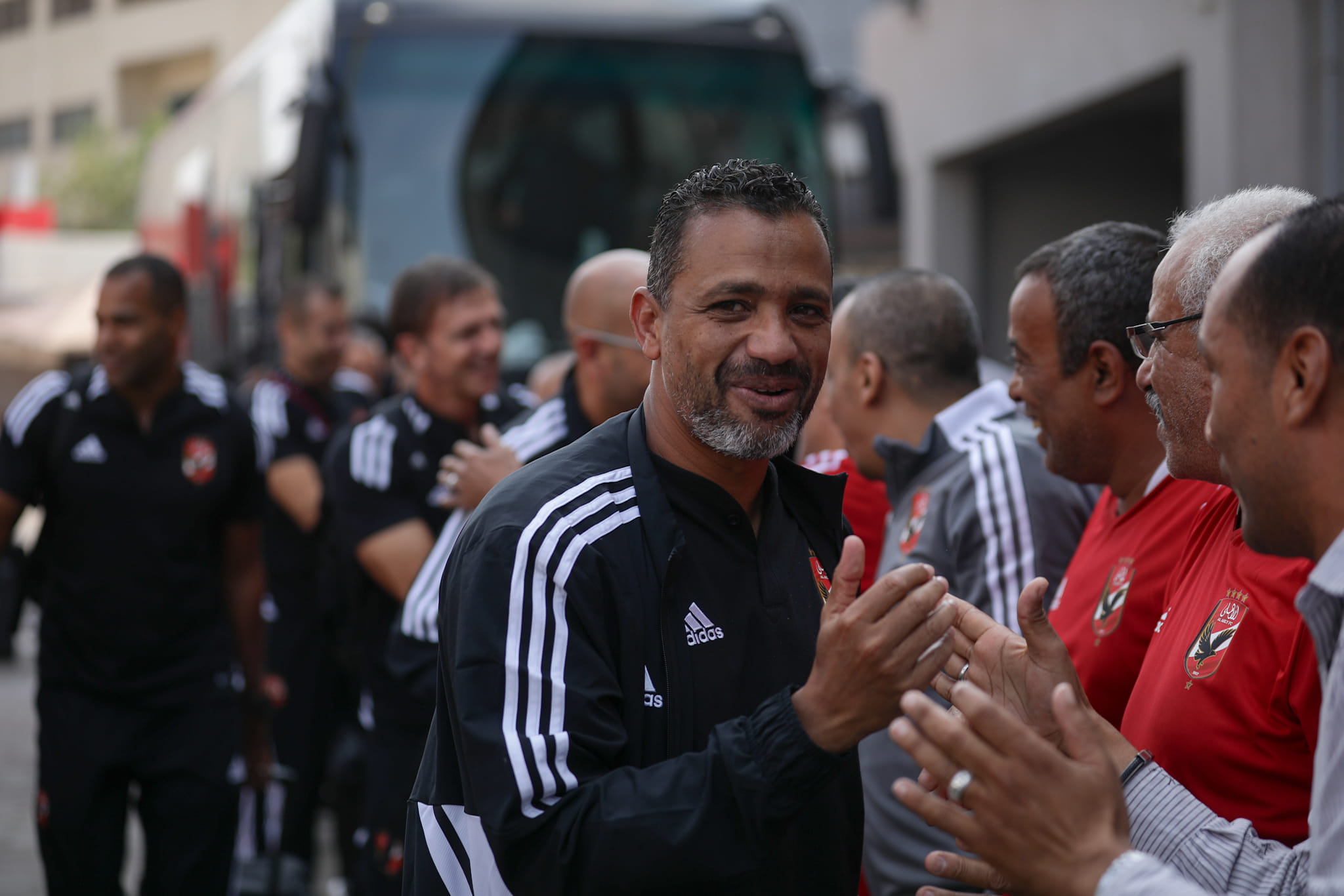 فريق الاهلي يصل النادي بعد التتويج بالسوبر المصري (10)