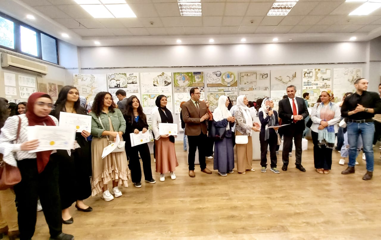 افتتاح المعرض الأول لطلاب كلية الفنون الجميلة جامعة حلوان