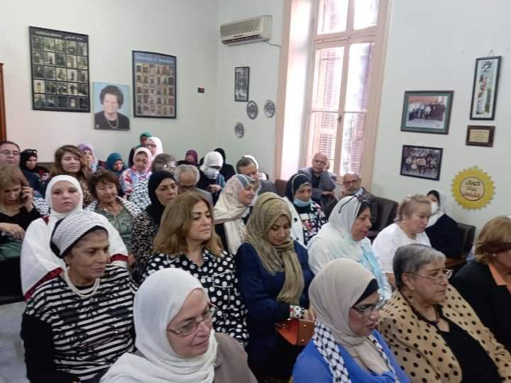 تكريم عدد من الاعلاميات المصريات والفلسطينيات اللاتي خدمن قضية فلسطين والمرأة الفلسطينية  (7)
