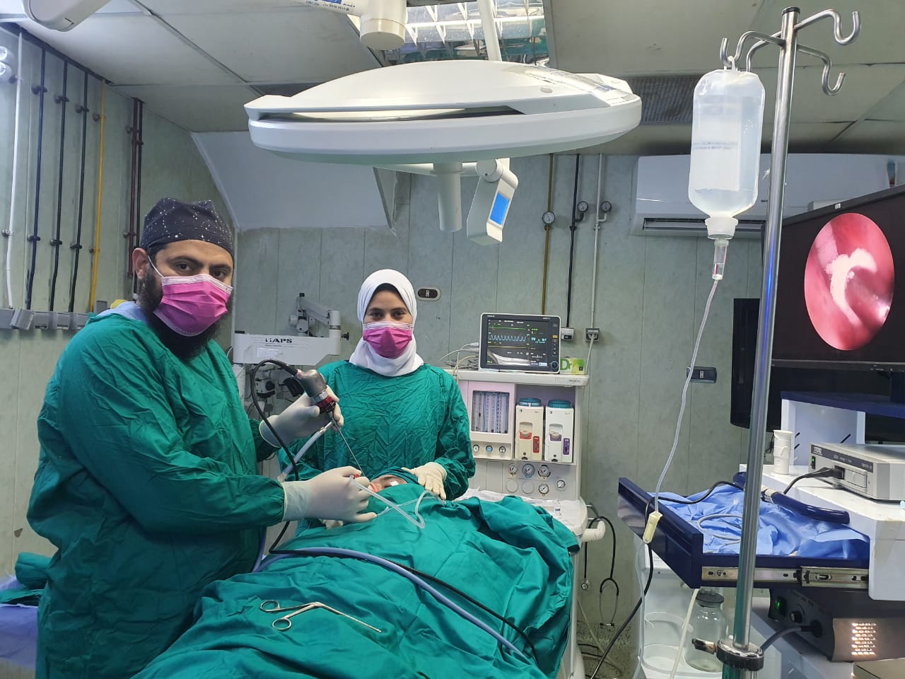 اجراء اول عملية جراحية بدرجة المستشفى العام بكفر الشيخ