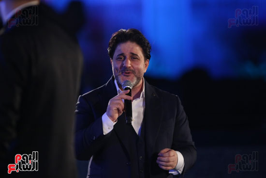 ملحم زين يتألق بأجمل أغانيه فى حفل مهرجان الموسيقى العربية (5)
