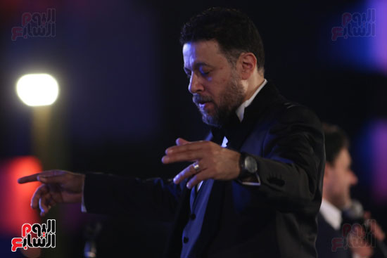 ملحم زين يتألق بأجمل أغانيه فى حفل مهرجان الموسيقى العربية (9)