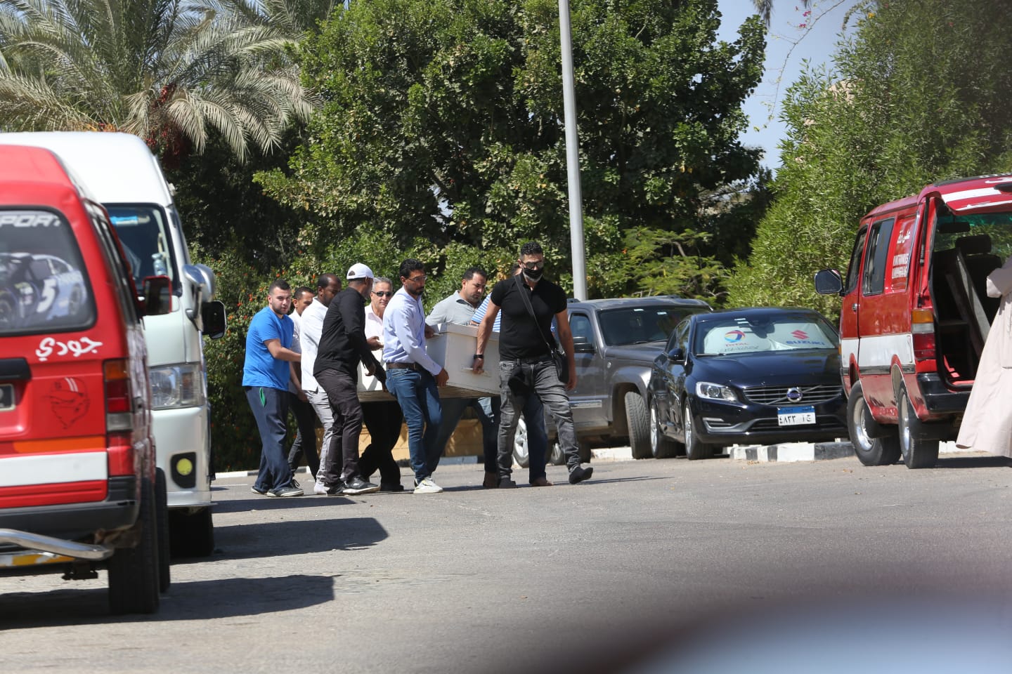 جثمان الإعلامية ماجدة عاصم