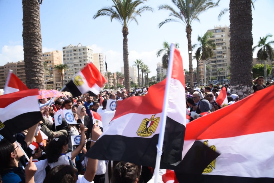الإعلام المصرية في الميدان