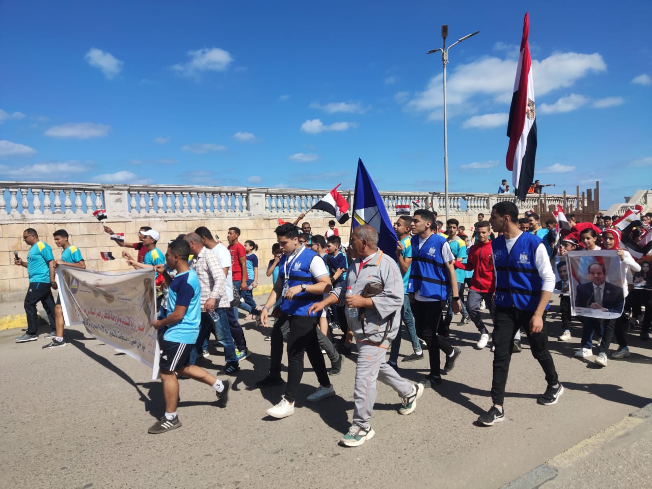 الشباب والرياضة تحتفل بانتصارات أكتوبر في دمياط