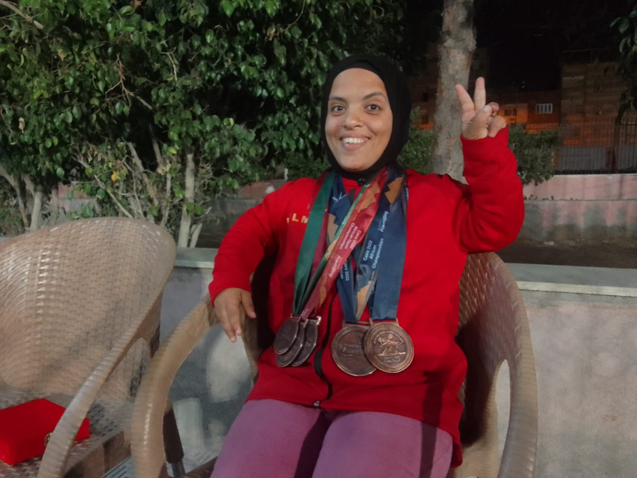 بطلة مصر في رفع الأثقال للبارالمبياد