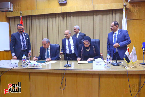  فاعليات توقيع بروتوكول تعاون  بين وزارة التموين والتجارة الداخلية (9)