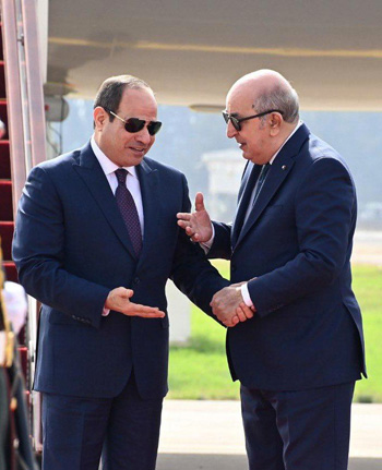استقبال الرئيس السيسي فى الجزائر (4)