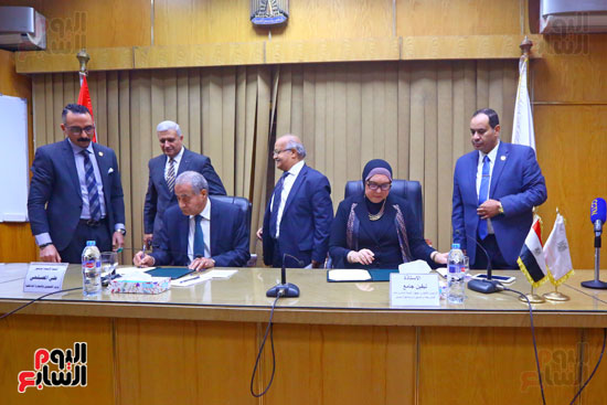  فاعليات توقيع بروتوكول تعاون  بين وزارة التموين والتجارة الداخلية (10)
