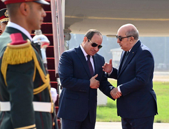 استقبال الرئيس السيسي فى الجزائر (7)