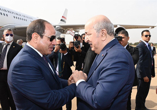 استقبال الرئيس السيسي فى الجزائر (2)