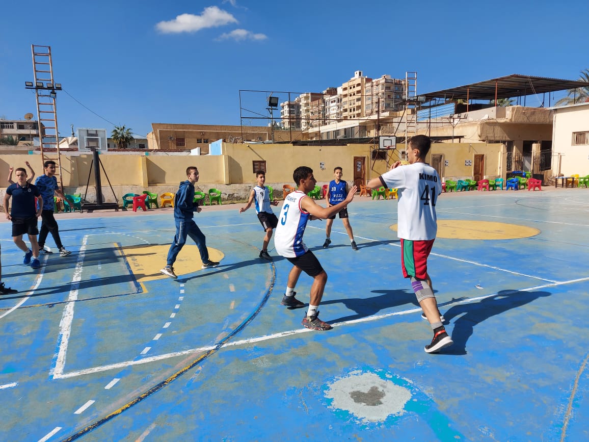 رياضة كفر الشيخ تنظم المهرجان الرياضي لكرة السلة احتفالا بالعيد القومي
