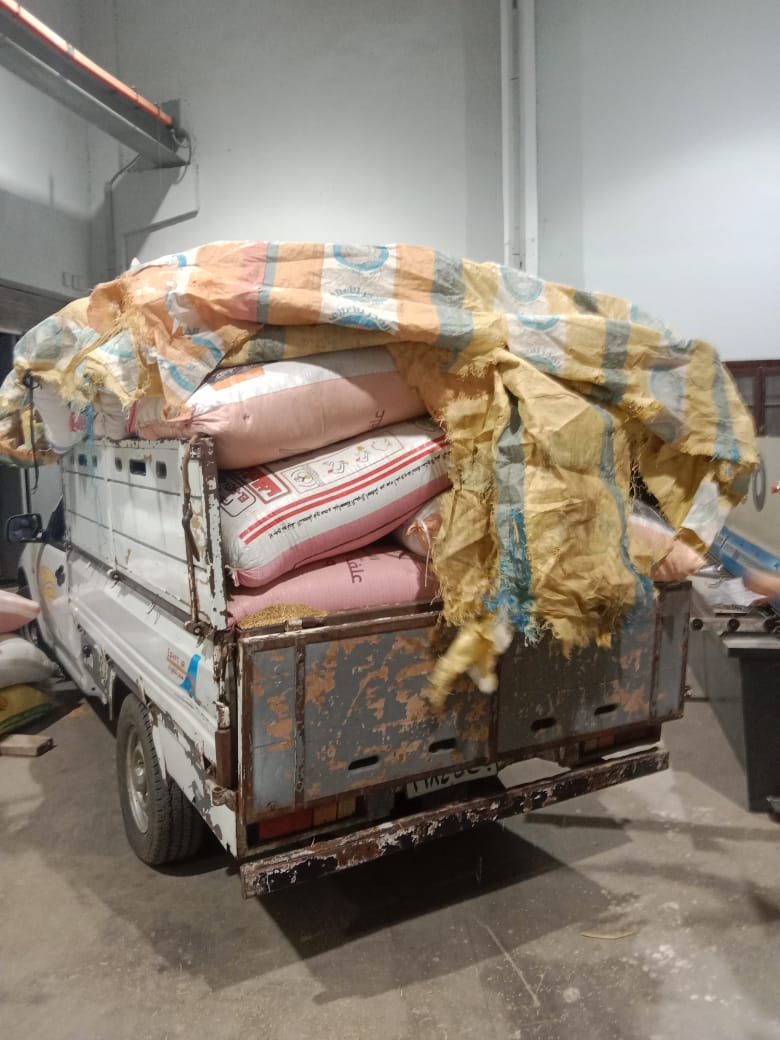 ضلط 5 طن أرز شعير فى حملة تموينية (1)