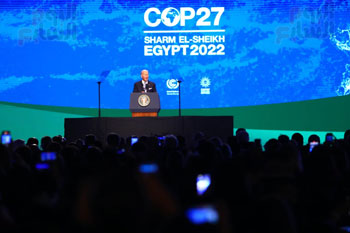 الرئيس الأمريكي جو بايدين في كلمته بقمة المناخ