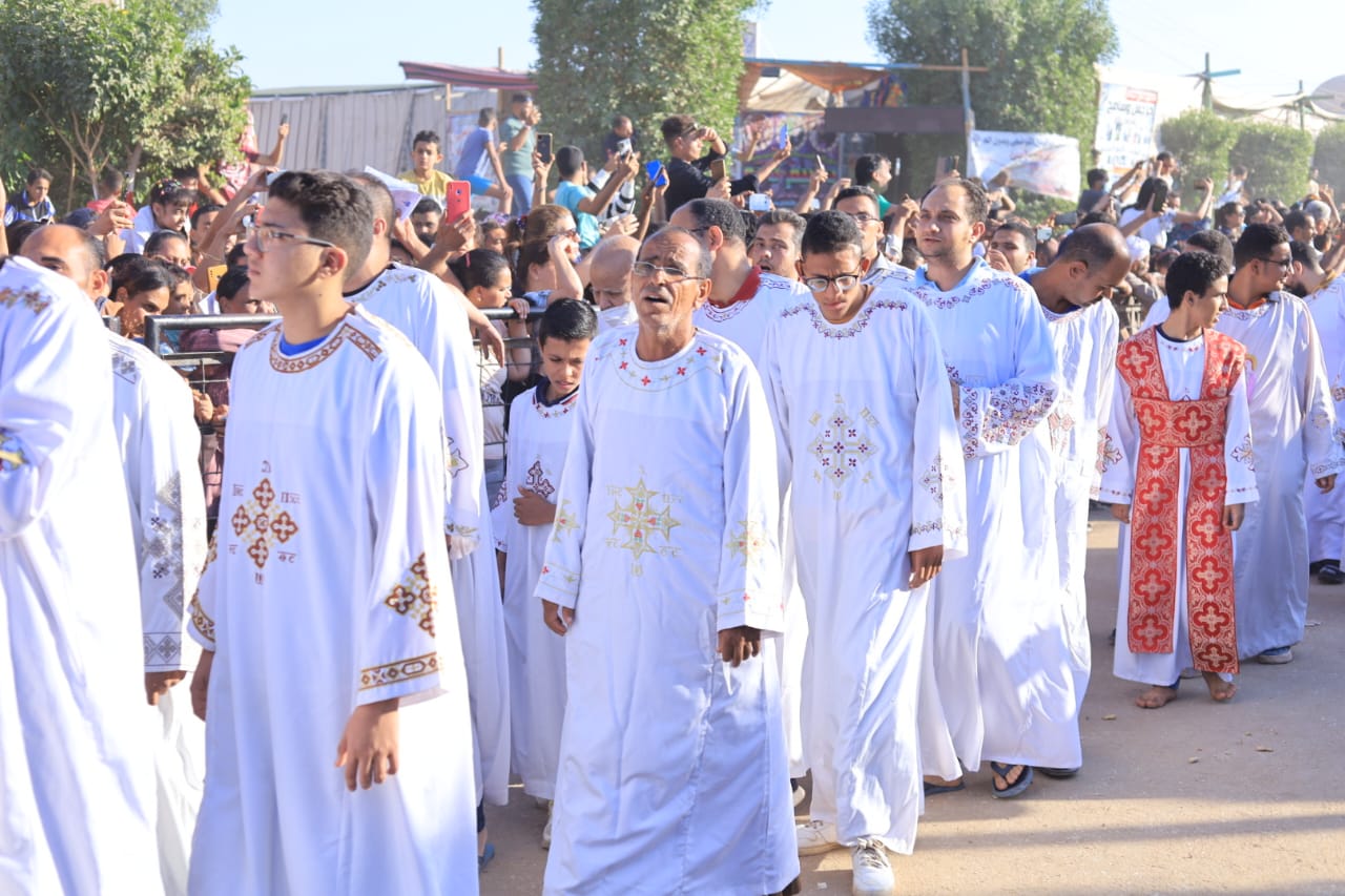 تواصل اليوم الرابع للعيد السنوى بدير مارجرجس بالرزيقات
