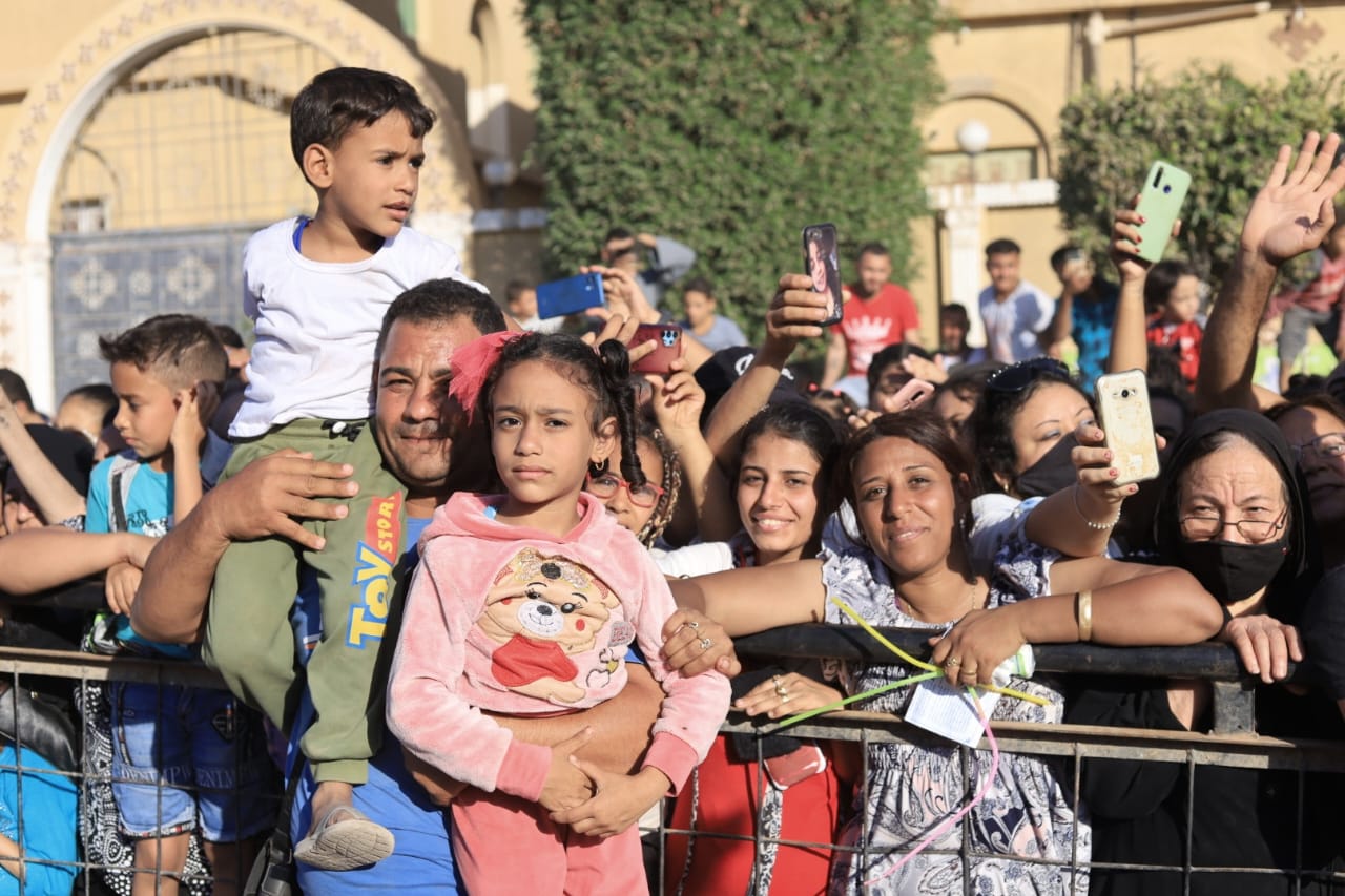 فرحة الإحتفال باليوم الرابع للعيد السنوى بدير مارجرجس بالرزيقات