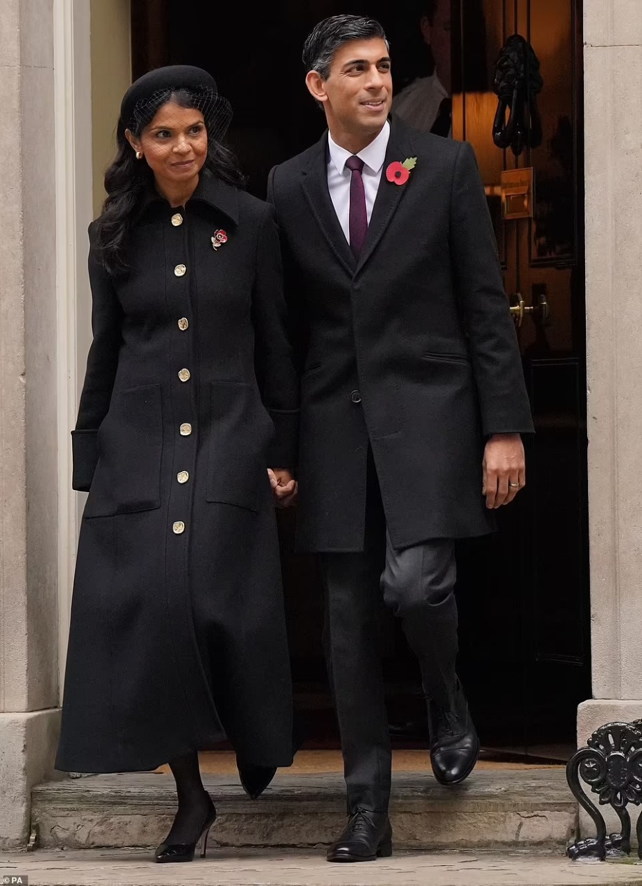 رئيس الوزراء البريطانى وزوجته