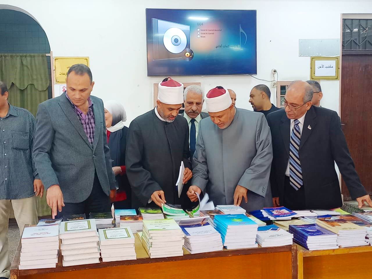 افتتاح معرض كتاب المجلس الأعلى للشئون الإسلامية بمكتبة جامعة الأزهر