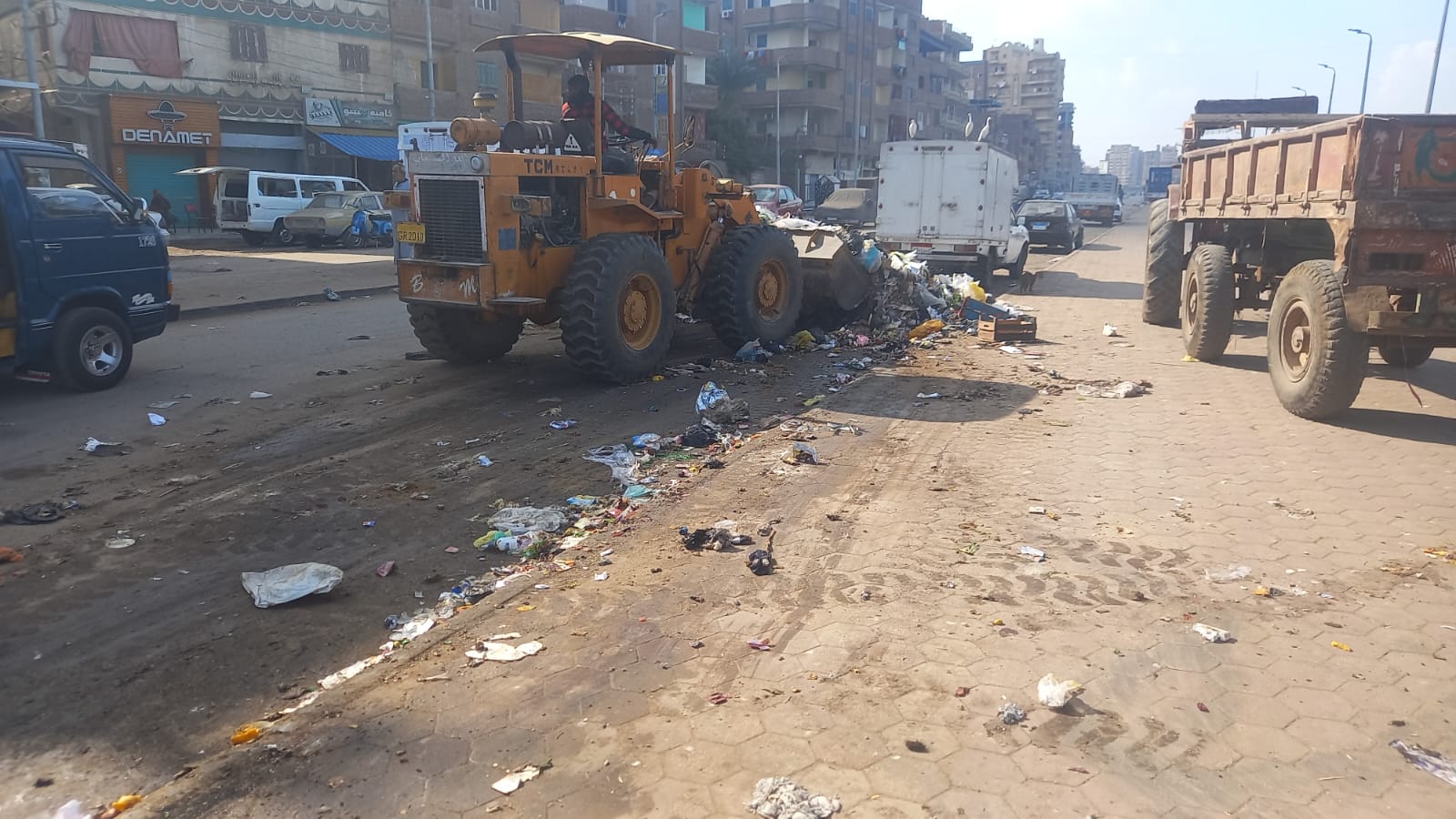 رفع ورد النيل أمام كوبرى عزبة حمد بجانب حملات نظافة مكثفة بمركز المحلة (3)