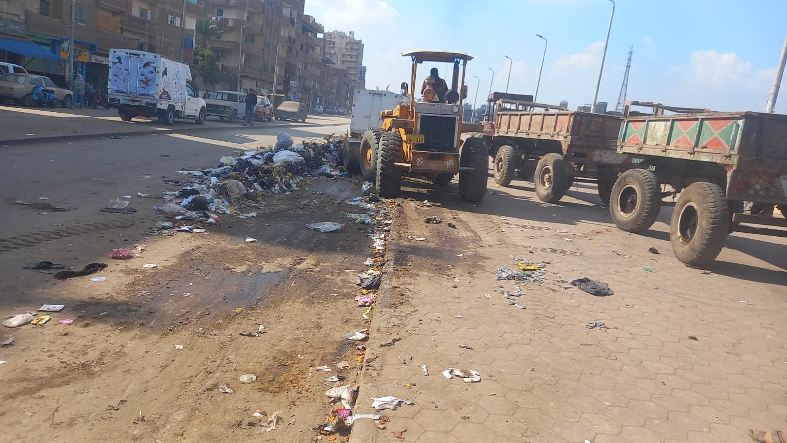 رفع ورد النيل أمام كوبرى عزبة حمد بجانب حملات نظافة مكثفة بمركز المحلة (4)