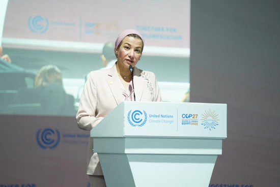الدكتورة ياسمين فؤاد وزيرة البيئة  (1)