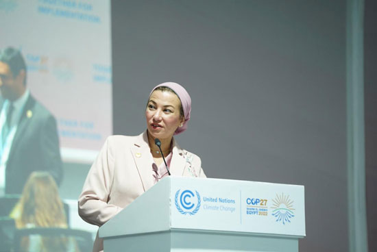 الدكتورة ياسمين فؤاد وزيرة البيئة  (2)