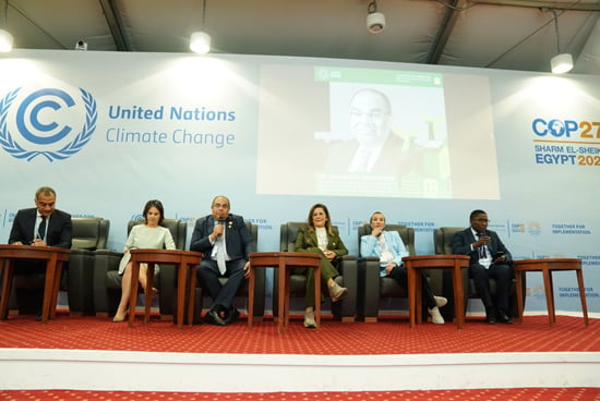 افتتاح يوم الحلول بمؤتمر المناخCOP27 (9)