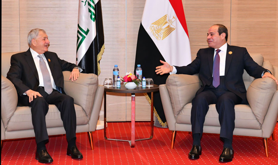 الرئيس-السيسي-يلتقى-نظيره-العراقى-(1)