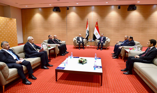 الرئيس-السيسي-يلتقى-نظيره-العراقى-(2)