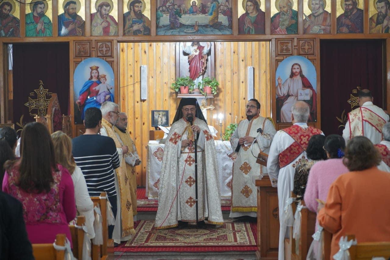 عيد الملاك ميخائيل بكنيسة سان ميشيل بالإسكندرية