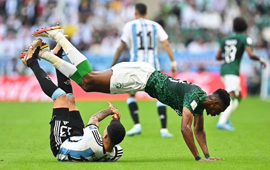 مهارات لاعبي السعودية