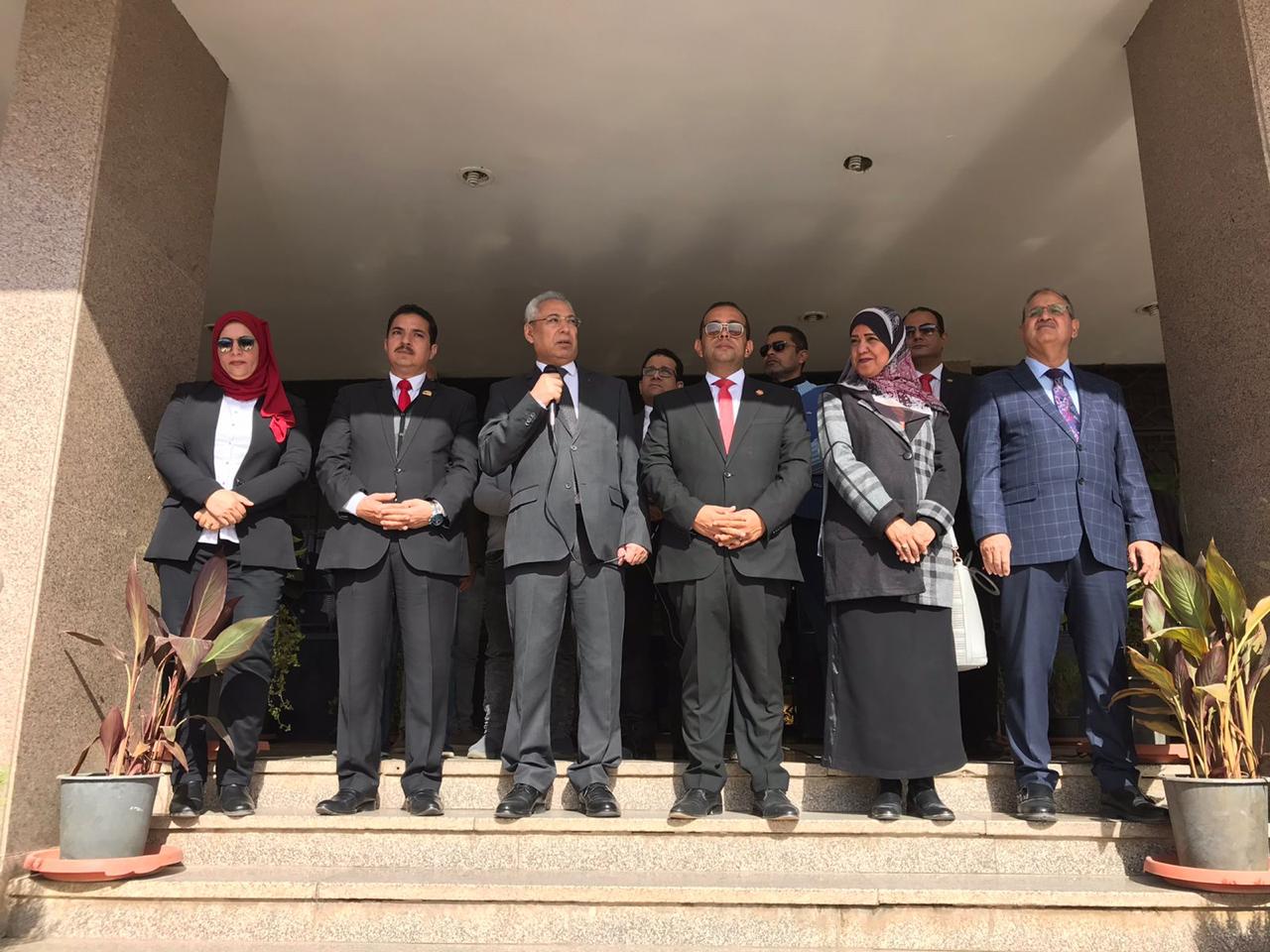 انطلاق ماراثون الانتخابات الطلابية بجامعة المنيا (1)