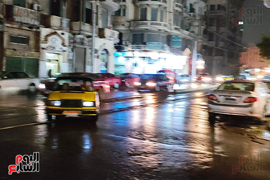 أمطار غزيرة تضرب الإسكندرية (5)