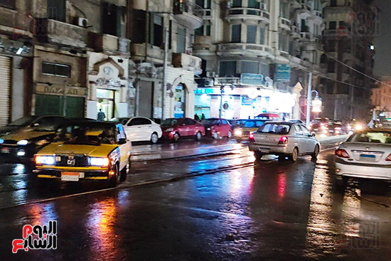 أمطار غزيرة تضرب الإسكندرية (4)