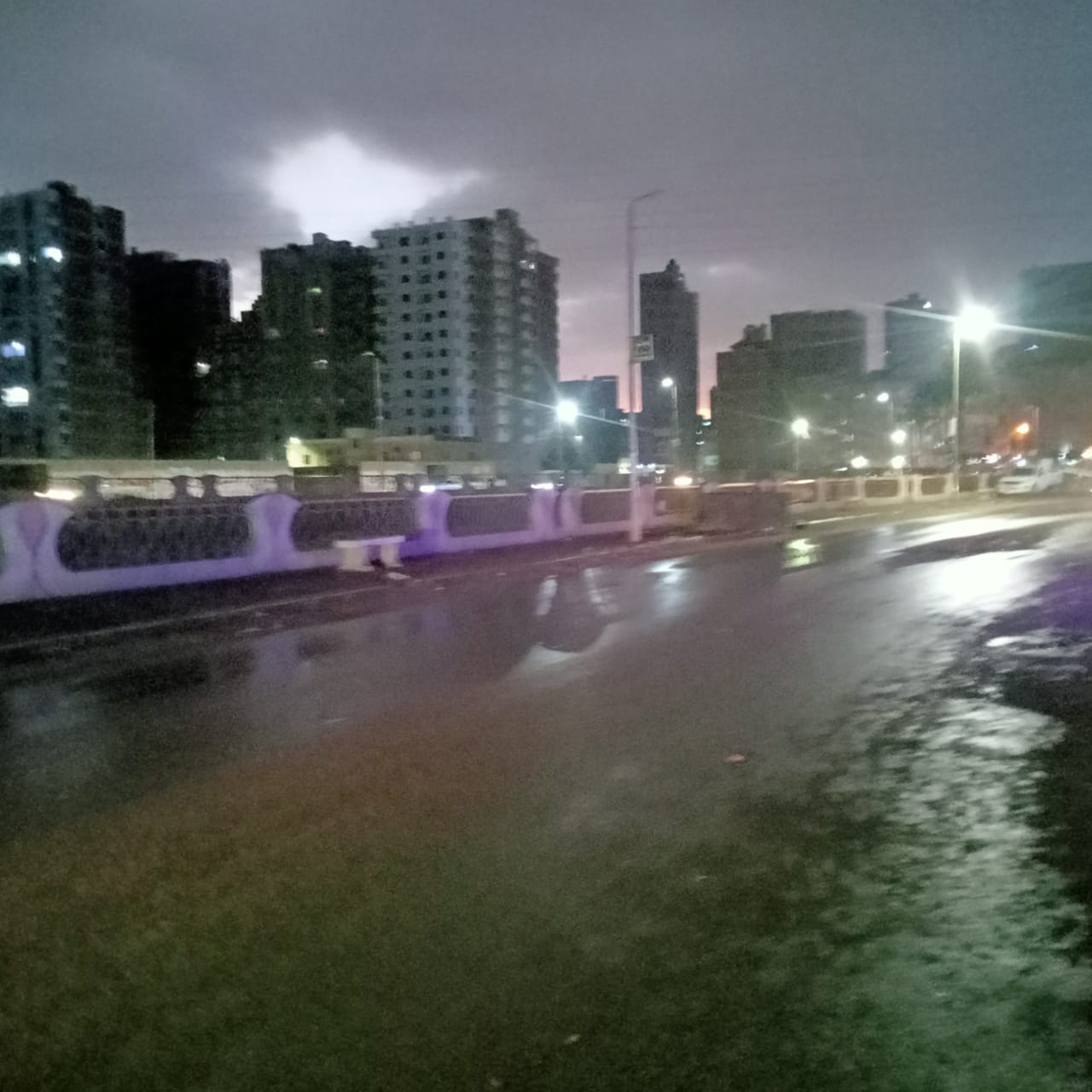 هطول أمطار متوسطة على كفر الشيخ (3)