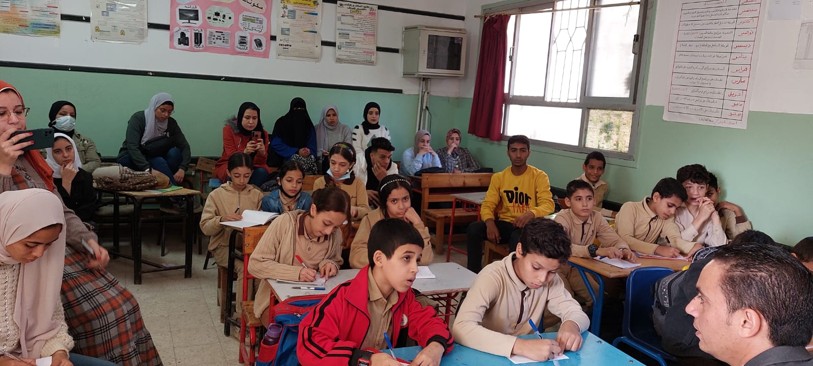 توعية طلاب مدارس كفر الشيخ بالمشروعات القومية في عهد الرئيس