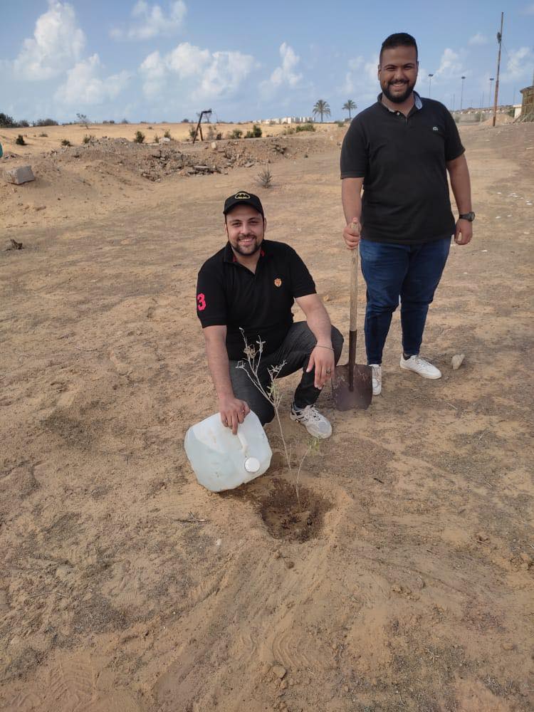 تنفيذ حملات زراعه اشجار