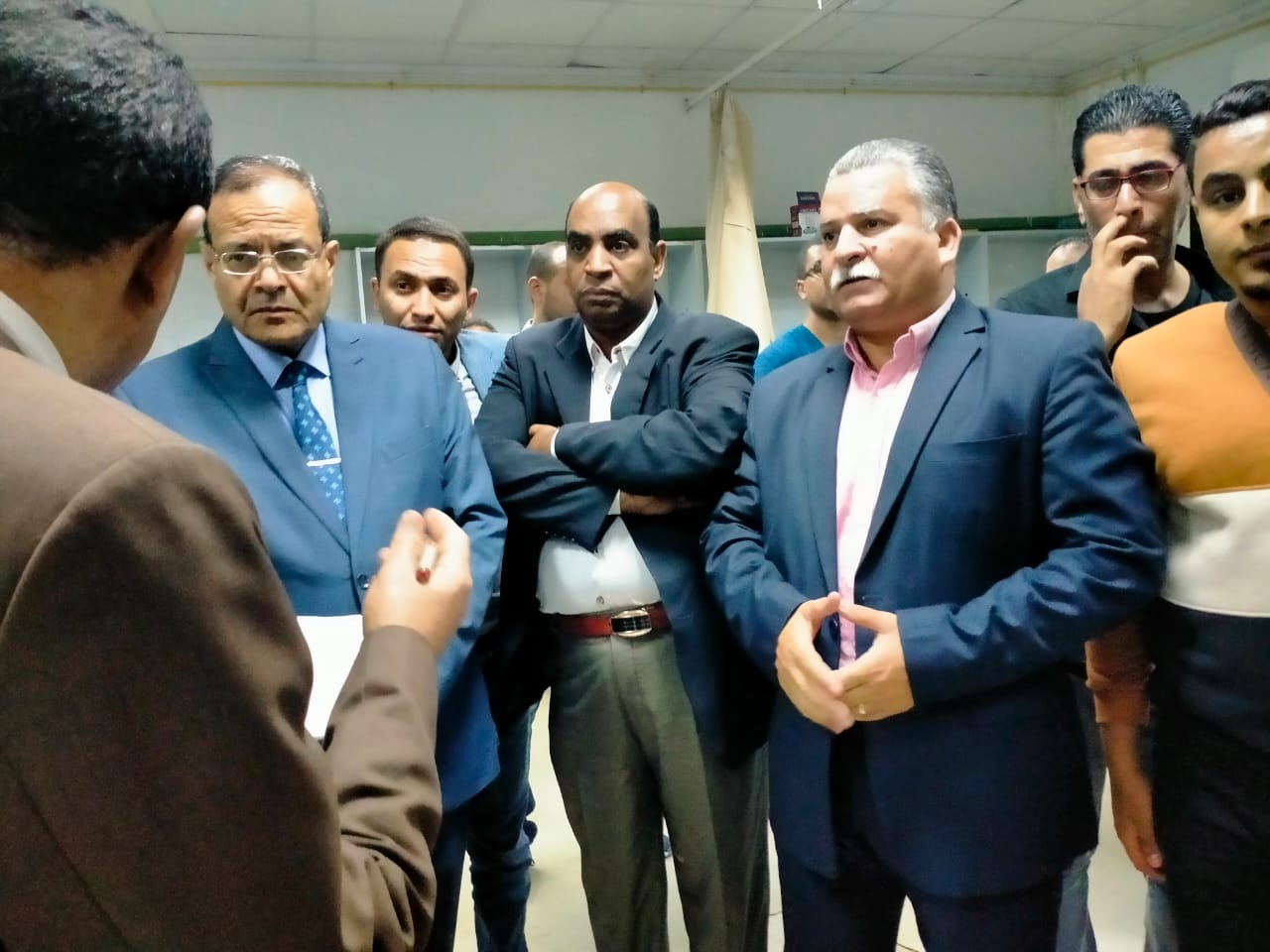 رئيس الجامع ووكيل الصحة بالجامعة