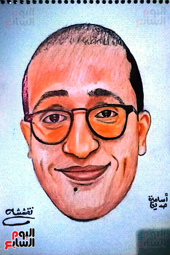 رسم-لاحمد-يوسف-للفنانسامه-صديق