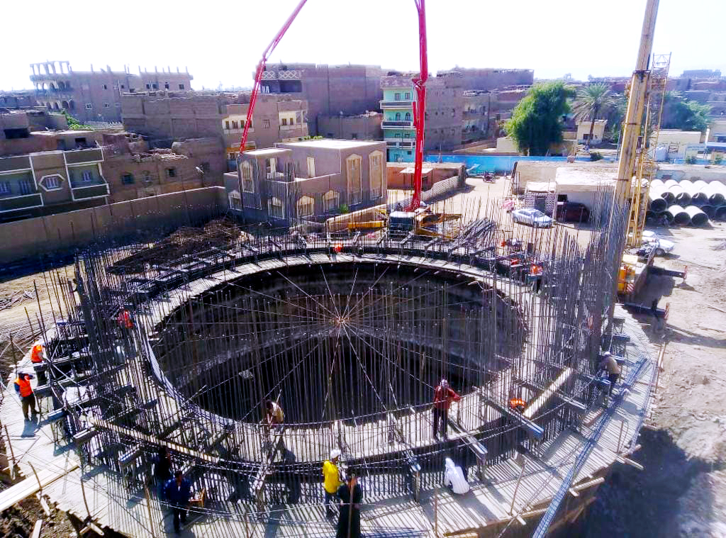 محطة صرف صحي أولاد اسماعيل بالمراغة (1)