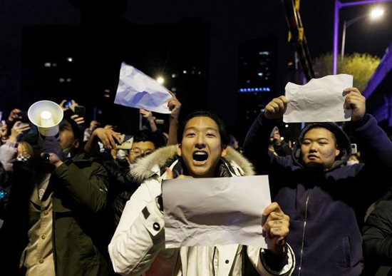 احتجاجات شنجهاي