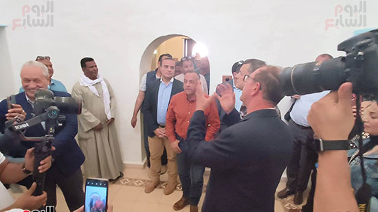 Minister of Tourism and Governor of Luxor inaugurated the Carter House restoration (12)