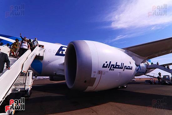 استقبال مطار شرم الشيخ للوفود الرسمية المشاركة فى قمة المناخ (6)
