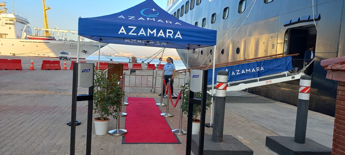 محافظة الاسكندرية تستقبل سفينتين سياحيتن (2)