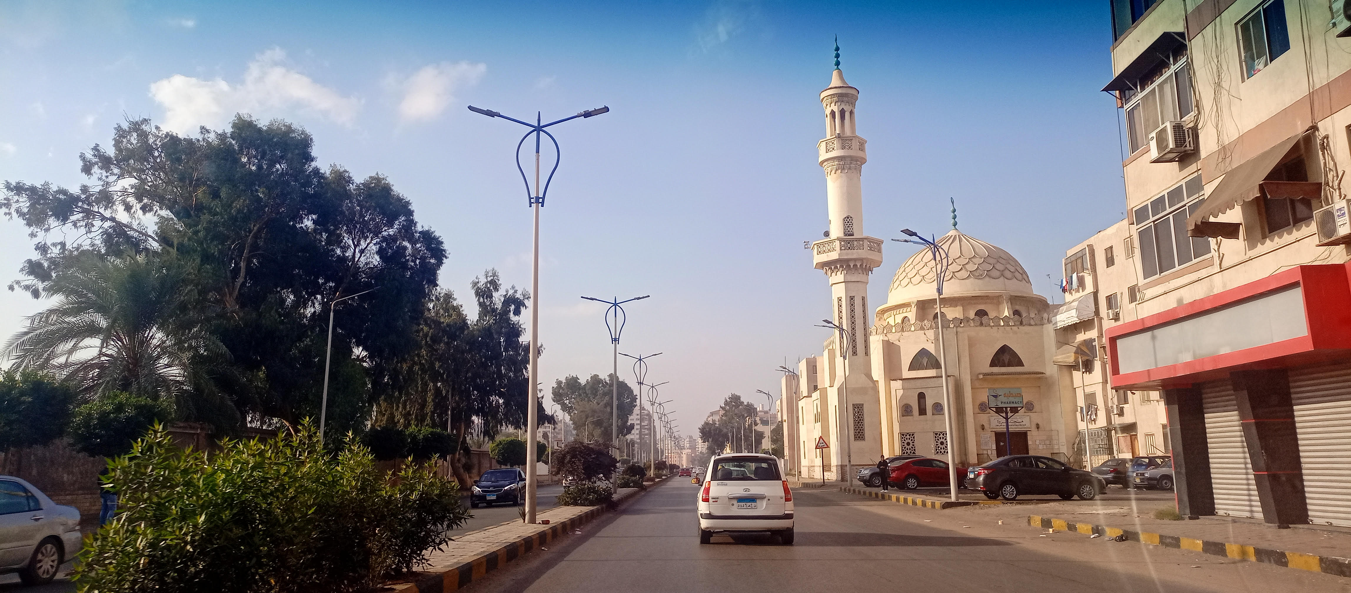 الطقس اليوم  شارع محمد على والمتجهه إلى مدخل محافظة بورسعيد